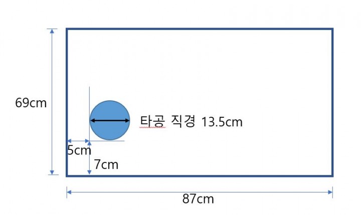 [ũ]  ׸ ̻簢 ũǿ   ׶ ش ġ ڹٶ    ֵ 13.5cm Ÿ ϰ ͽϴ. ֹ    ñմϴ.  