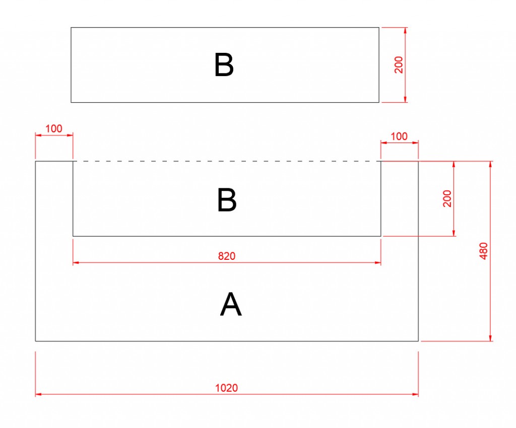 [ũ] ũ β 3mm  帳ϴ.Ѳ  ̰ ̴ 1020 * 480 mm Դϴ.Bκ ߶󳽰 ø  A Բ   Դϴ.ü  1020*480 mm Bκ 820 * 200 mm ͡