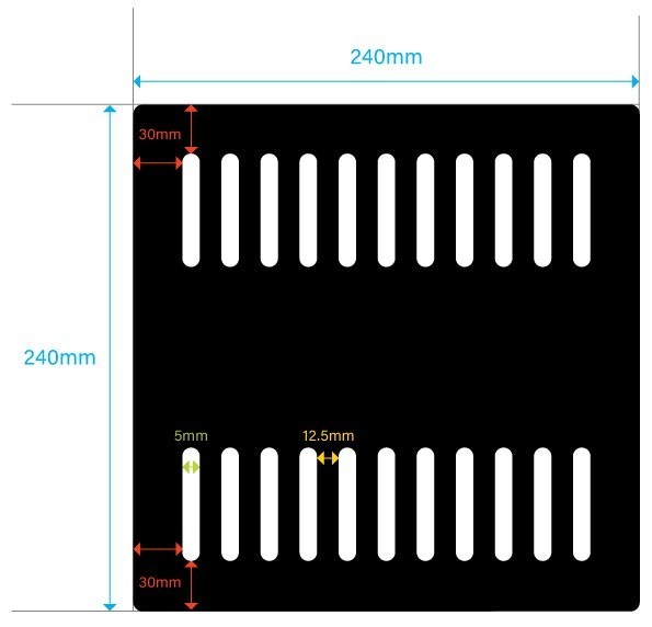 [ũ] <ũ  ĭ  Ÿ>-/ : 240x240mm-ũ : 5mm- : 3mm- : -뵵 : ĭ̿-β : 5mm*ũ  ĭ  : 8 Ź帳ϴ~